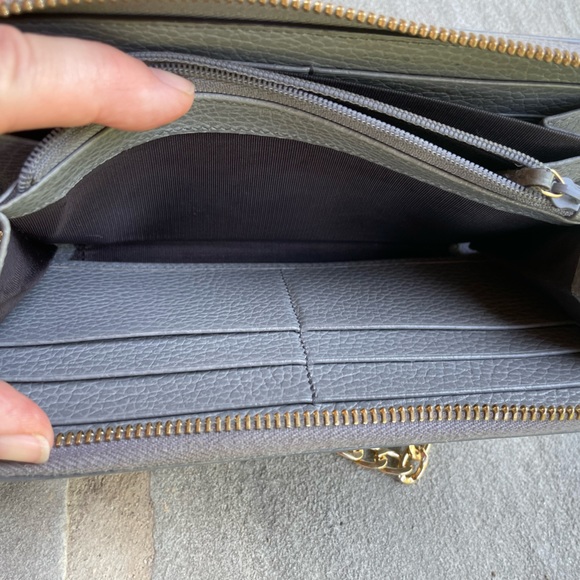 Gucci Marmont Zip Around Wallet/Box/Dustbag/AM Chain - Picture 12 of 15